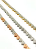 10KT DIAMOND HEART BRACELET