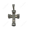 10KT DIAMOND CROSS