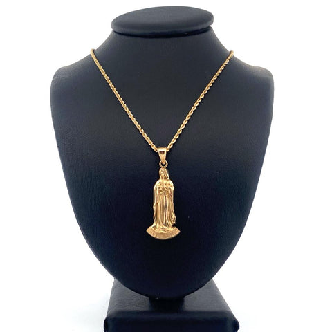 10K gold Virgin Marry Pendant