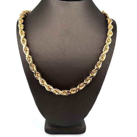 10K Gold Solid Rope Chain