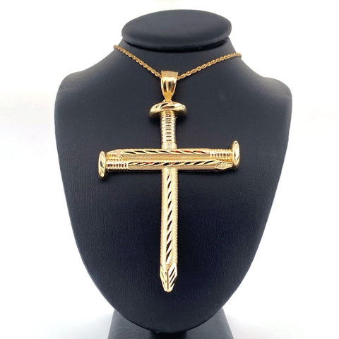 10K Custom Cross Pendant