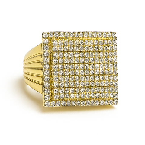 SQUARE DIAMOND RING