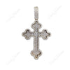 14K DIAMOND CROSS