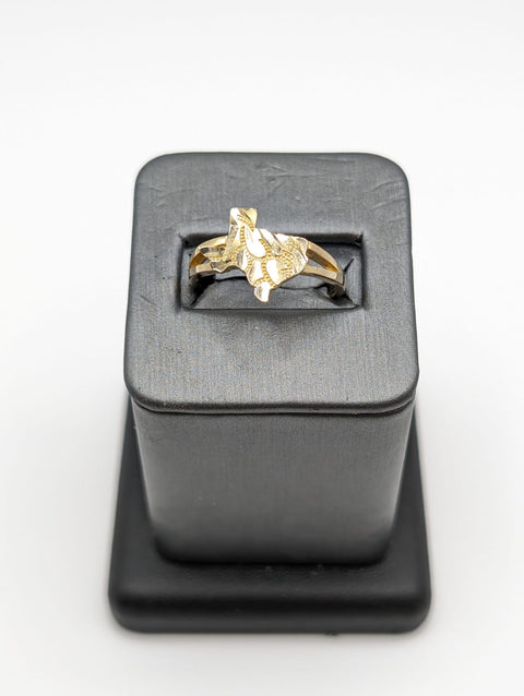10KT NUGGET RING