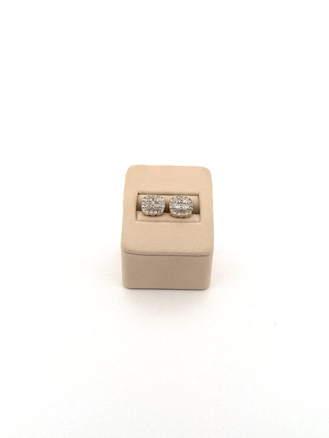 10K Yellow Gold Diamond Earring