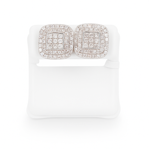 10K Gold Diamond Earrings