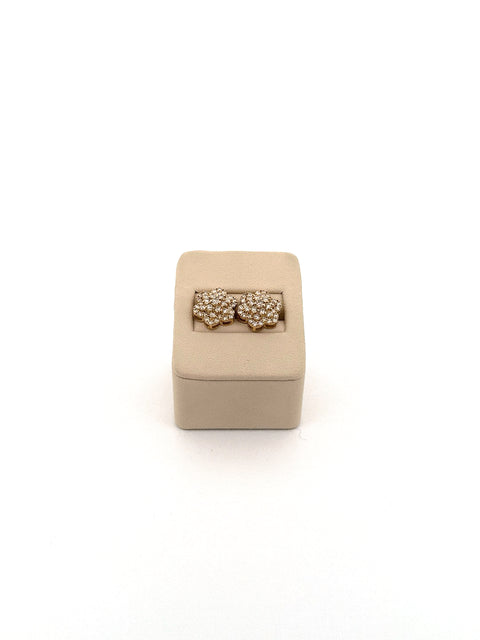 10K Gold Diamond Earrings