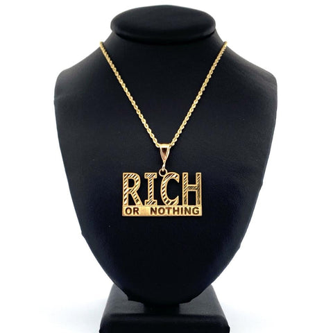 10K Gold Rich Pendant