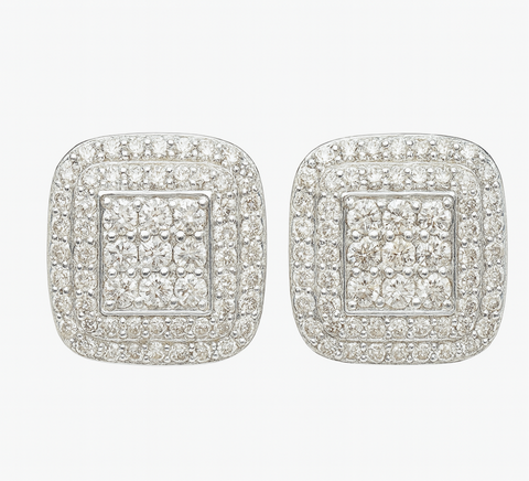 10K Yellow Gold Diamond Earrings