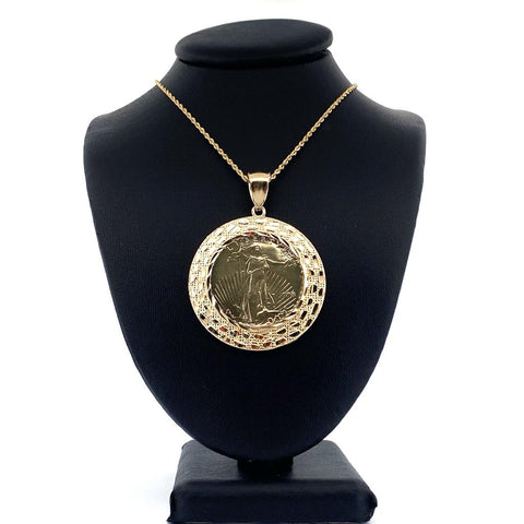 Custom Liberty Coin Pendant