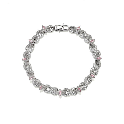 Custom 925 silver Moissanite bracelet