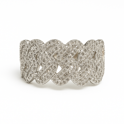 HYBRID CUBAN LINK DIAMOND RING