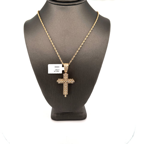 10K Cross Pendant