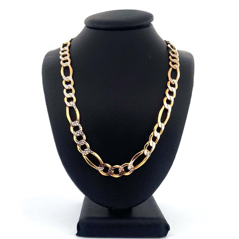 10K Gold Figaro 7MM