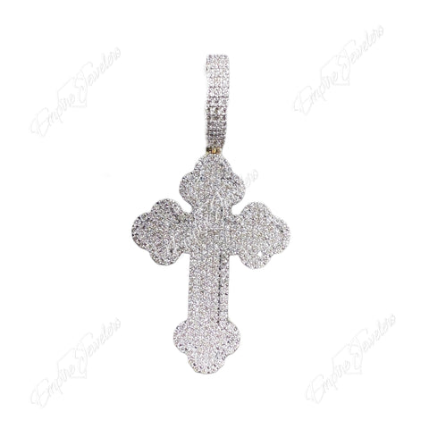14K DIAMOND CROSS