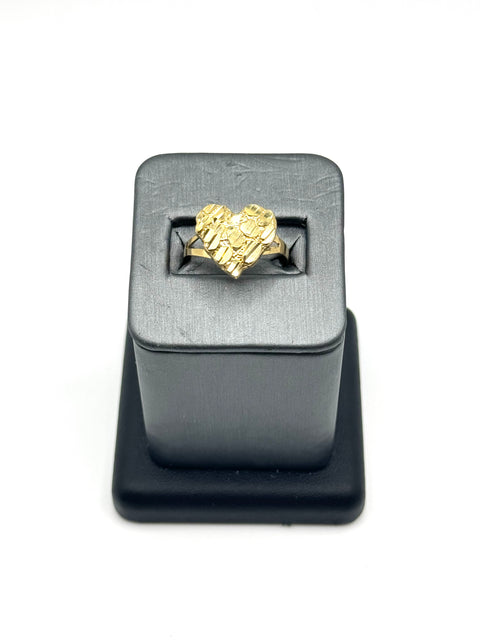 10KT HEART RING
