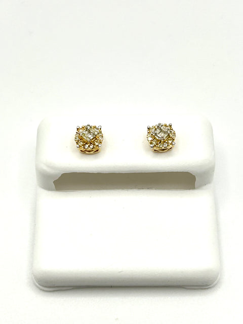 10KT DIAMOND EARRINGS
