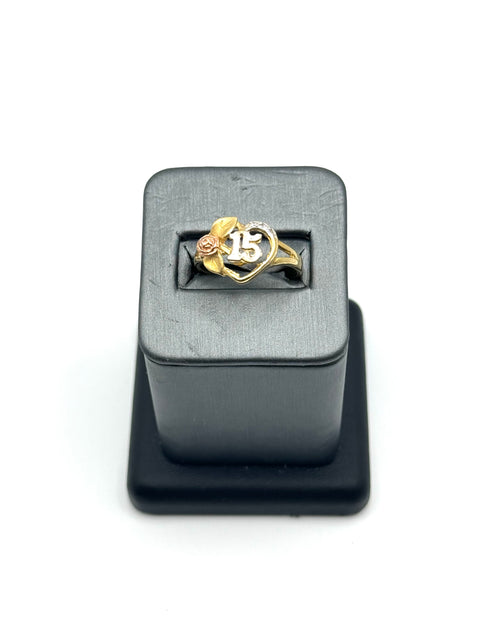 10KT QUINCEANERA RING