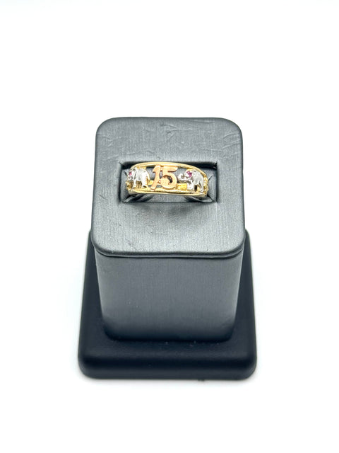 10KT QUINCEANERA RING