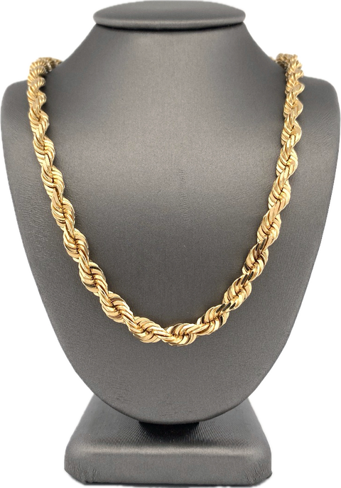 10K Solid Rope Chain