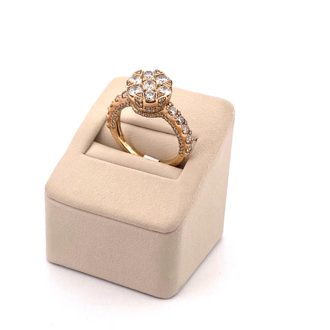 10K Diamond Engagement Ring