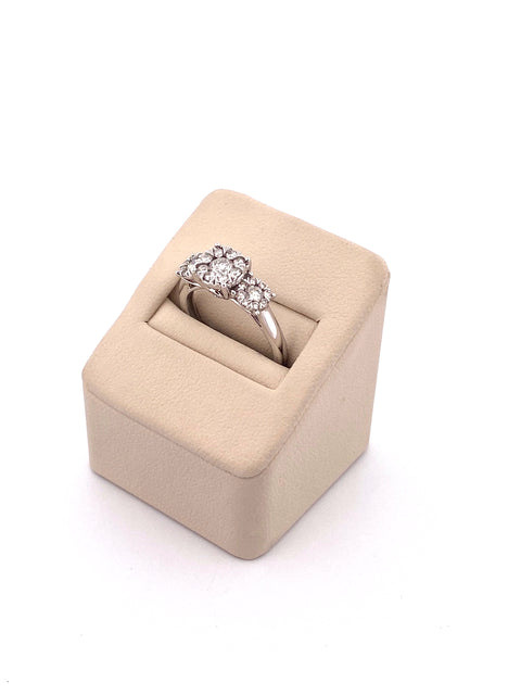 14K Gold Diamond Engagement Ring