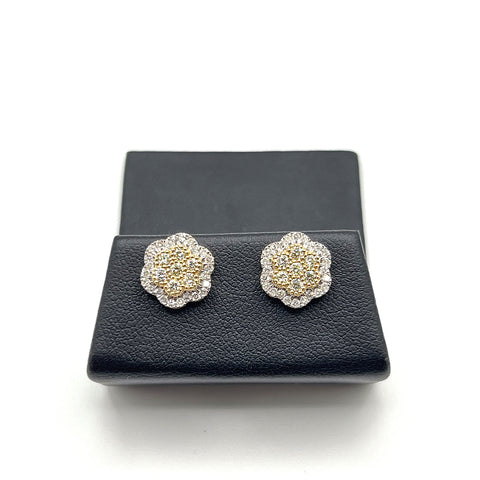 10KT DIAMOND EARRINGS