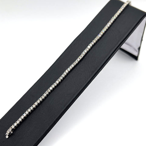 14KT DIAMOND TENNIS BRACELET