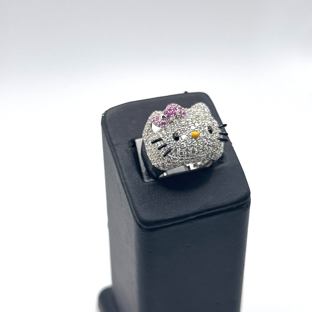 Hello Kitty Engagement Ring Swarovski Kitty Ring