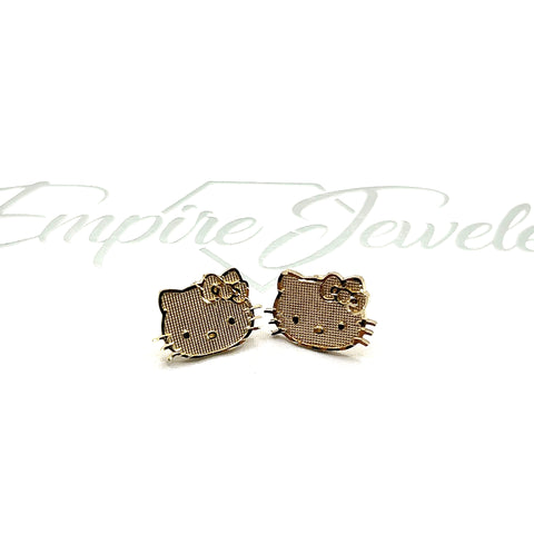 10KT KITTY EARRINGS