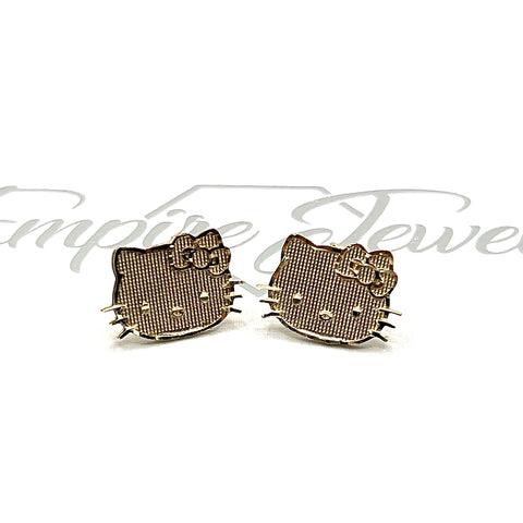 10KT KITTY EARRINGS