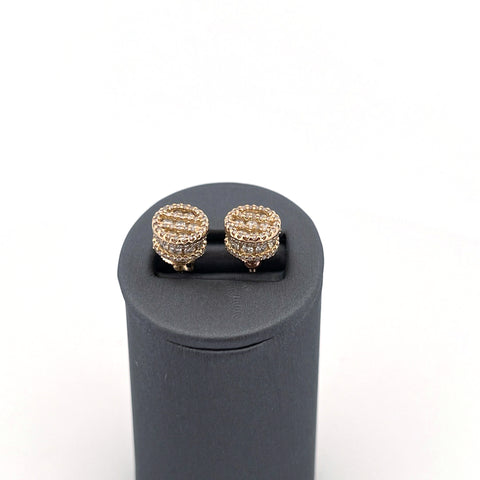 10K Gold Diamond Earrings
