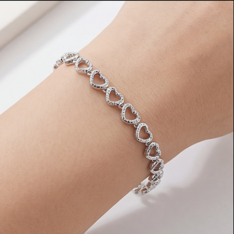 HEART DIAMOND BRACELET